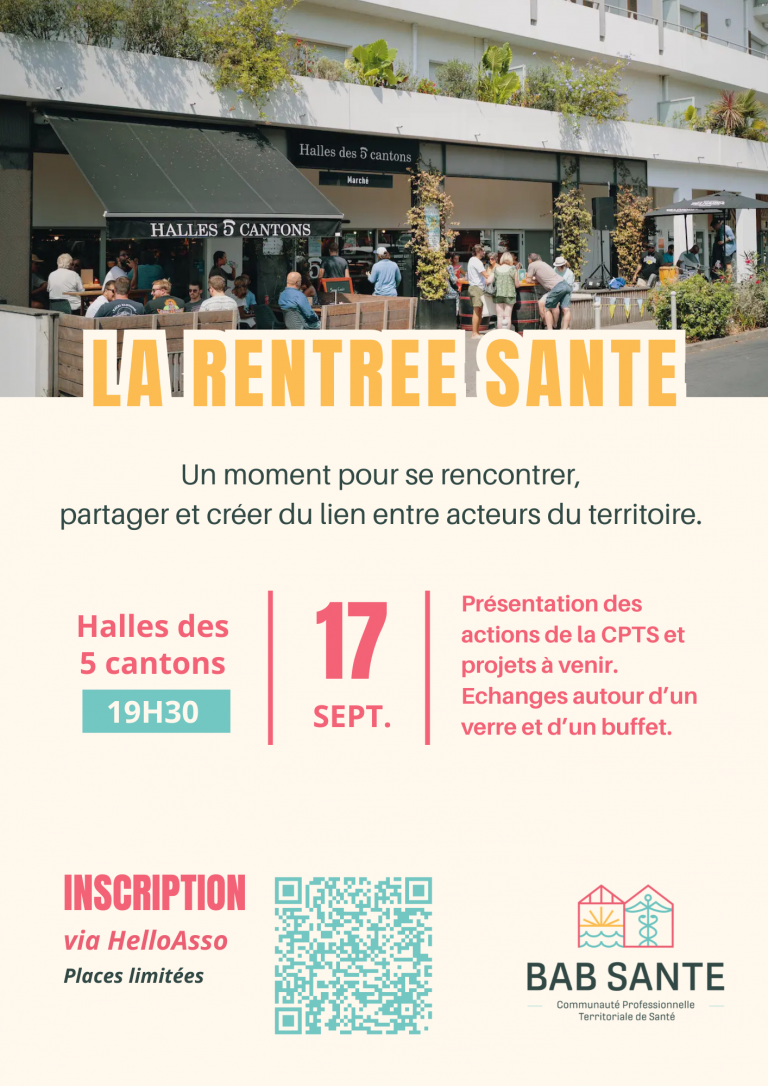 La Rentrée Santé 2026 – LE 17 SEPT 26 à ANGLET