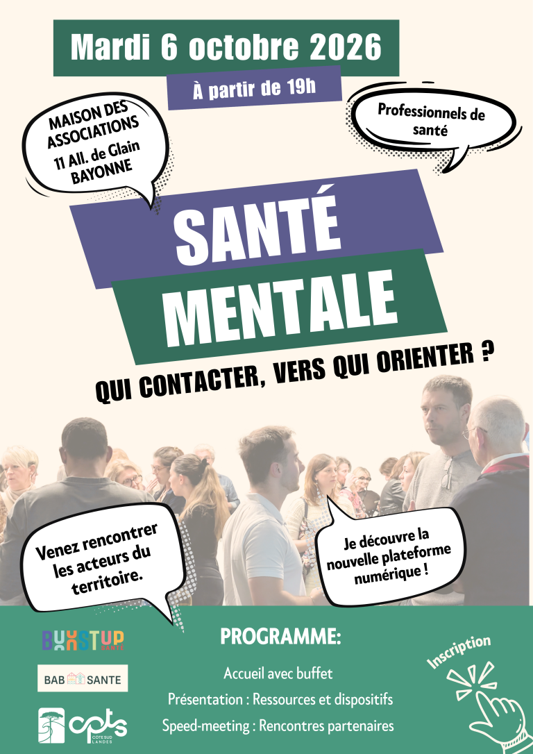 SOIREE SANTE MENTALE – RENCONTRE DES ACTEURS DU 40 ET DU 64